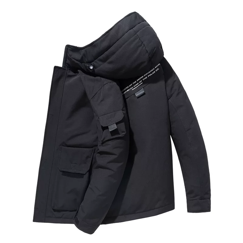 Рабочая куртка-пуховик для мужчин, новая зимняя версия 2024 года, корейский стиль