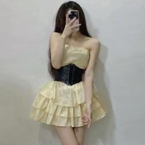 French girdle for women decorative waistband fashionable and versatile matching skirt shirt wide belt ancient style Hanfu bundle#