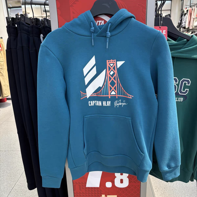 Anta Kt Series Fleece-Lined Hooded Sweatshirt Men's Winter Basketball Knitted Sports Pullover Top 152341738N