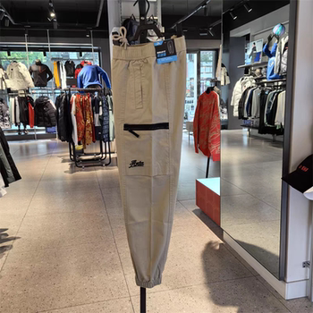 Anta American-Style Workwear Sports Pants for Men, New Spring and Autumn Woven Loose-Fitting Cuffed Casual Long Pants 152418501