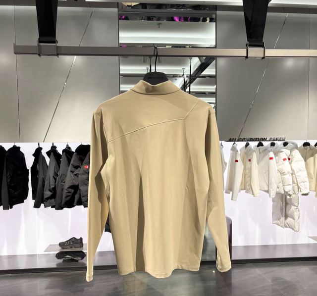 Anta Long-Sleeve National Flag Style Champion Men's Spring Half-Zip Sports Stand-Up Collar Commuter Knit T-Shirt 152610403