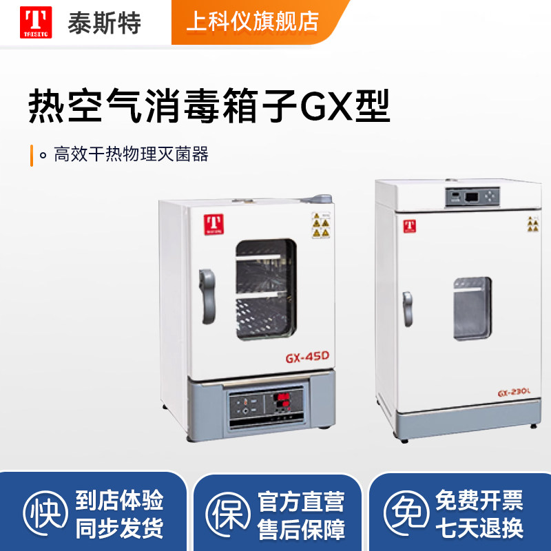 泰斯特热空气消毒箱实验室灭菌器灭菌烤箱干燥干烤箱空气干烤箱