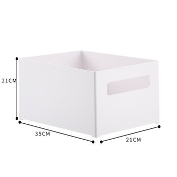 Right angle storage box desktop household kitchen storage w rack organization box cabinet japanese rectangular debris storage