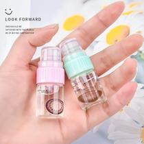 Contact lens case push-type manual hard care solution storage box refillable bottle contact lens cleaner