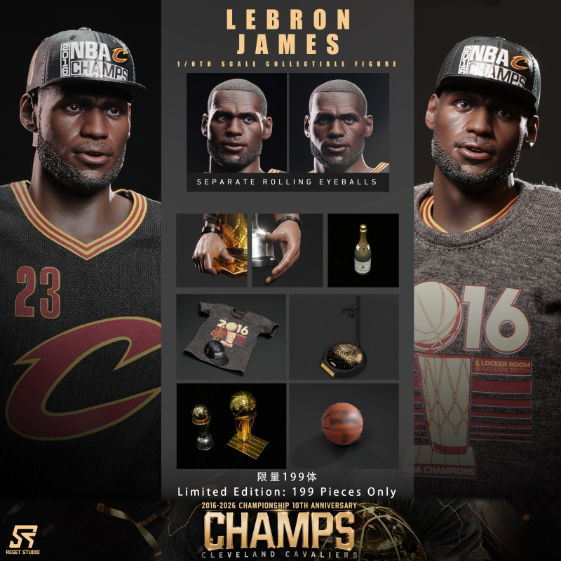 Rs Knight James Championship 10Th Anniversary Edition 1/6 Collectible Action Figure Set Limited to 199 Pieces Rs Knight James Championship 10Th Anniversary Edition 1/6 Collectible Action Figure Set Limited to 199 Pieces