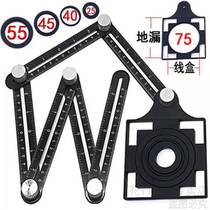 A complete collection of bricklaying tools universal measurement new tools for laying bricklayers ceramic tiles stainless steel six complete ceramic tiles open-hole porcelain