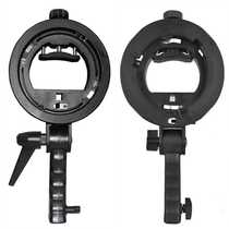 Photographic equipment S-type chuck bracket Ai Linglong mouth flash bracket handheld chuck Baorong mouth umbrella hole S bracket