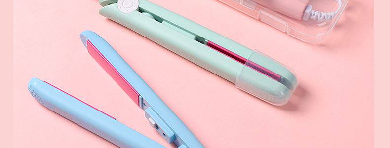 Средство для объема 小型电夹板直发卷发两用刘海学生拉直板夹迷你便携式熨板烫卷发棒