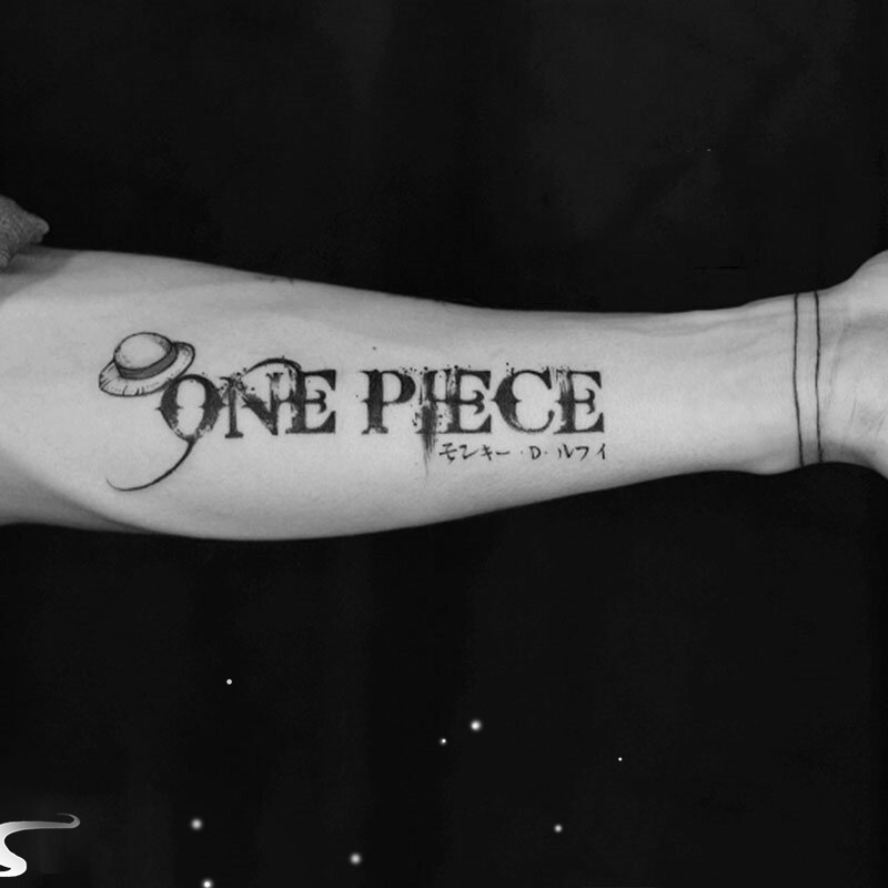 【One Piece】Juice Tattoo Stickers Herbal Waterproof Personalized Male Influencer Long-Lasting High Aesthetic Value
