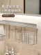 Liangpin Story Bathroom Sink Storage Rack, Stainless Steel, No-Drill Wall-Mounted, Multifunctional Bathroom Storage Solution