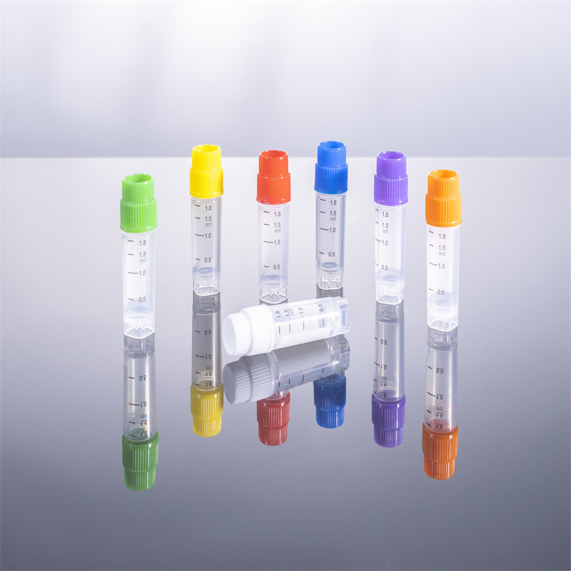 卡赛科冻存管0.5ml /1.5ml/2ml外旋可立内旋冷冻管样品管培养瓶低温储存样品管（高盖）管盖纯盖子无菌无酶