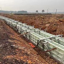 Plastic steel formwork ditch plastic formwork pipe gallery culvert highway retaining wall high standard farmland ditch formwork