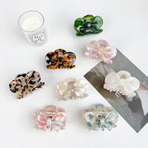 High-end acetic acid gripper bow hair clip versatile girly heart fresh shark clip fashionable hair accessory