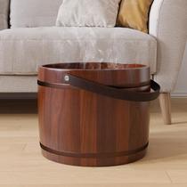 Portable cedar wood insulated foot bath bucket wooden bucket household wooden bucket foot bath foot bath foot bath bucket foot bath bucket