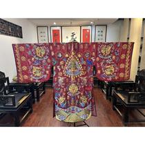 Taoist priests high-level robe maroon light gauze material Xiaotai Kowloon 28-constellation small-sleeved robe cassock robe