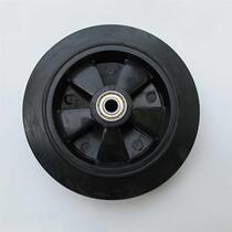 Diameter 13 5cm rubber wheel with bearing elderly trolley shopping cart shopping cart wheel accessories 13 5cm