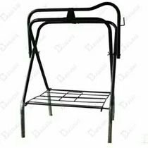 2024 new style saddle rack saddle rack iron pipe vertical floor-standing saddle rack multi-functional folding harness horse