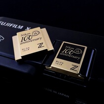 Nikon Centenary Hot Shoe Cover Brass White Copper Metal Shutter Button Suitable for Sony Canon Nikon Fuji Leica