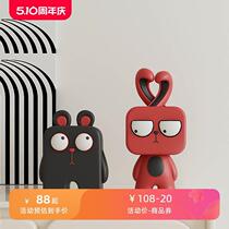 High-end TV cabinet decorations home accessories entrance hall high-end soft decorations cream style model room wine cabinet