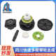 Original Sichuan Rapid Meio Doppler elevator door machine multi-V belt gear pulley assembly 96*15-6 slots