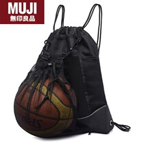 Japan imported unprinted MUJ basketball backpack large capacity outdoor sports bag travel bag cycling bag helmet bag