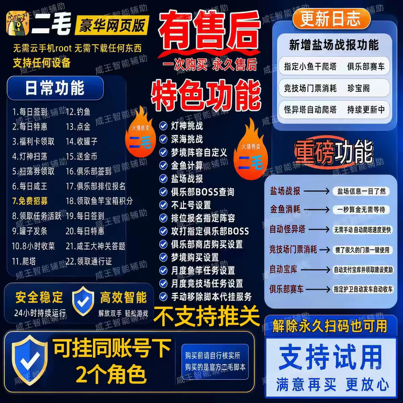 King of Salted Fish Ermao Web Script Annual Card Auto-Farming Pots, Collect Vegetables, Answer Questions, Climb Towers, Salt Field Updates