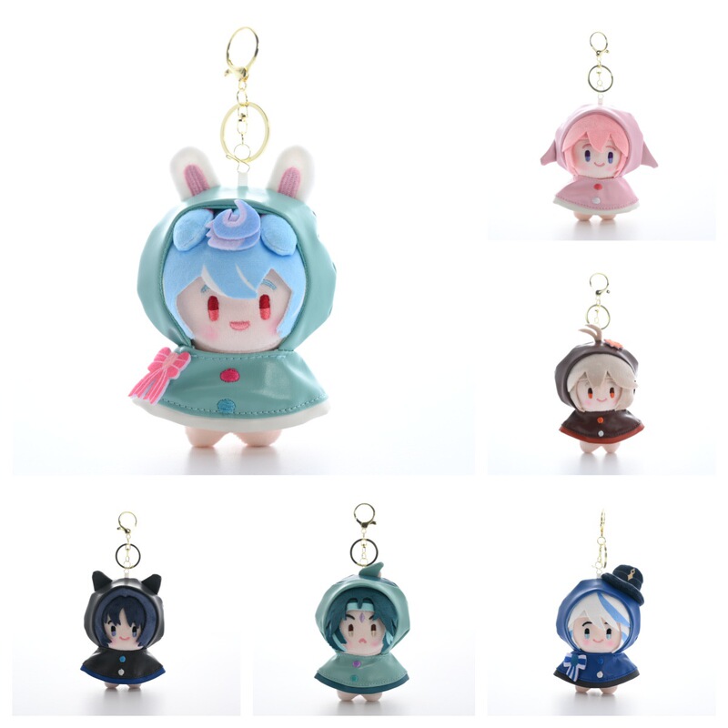 New Genshin Impact Doll Keychain, Yae Miko Raincoat Doll, Genshin Impact Merchandise Keychain