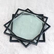 Customized sound insulation and thermal insulation coating low_e office partition wall doors and windows double-layer multi-layer bending hollow tempered glass