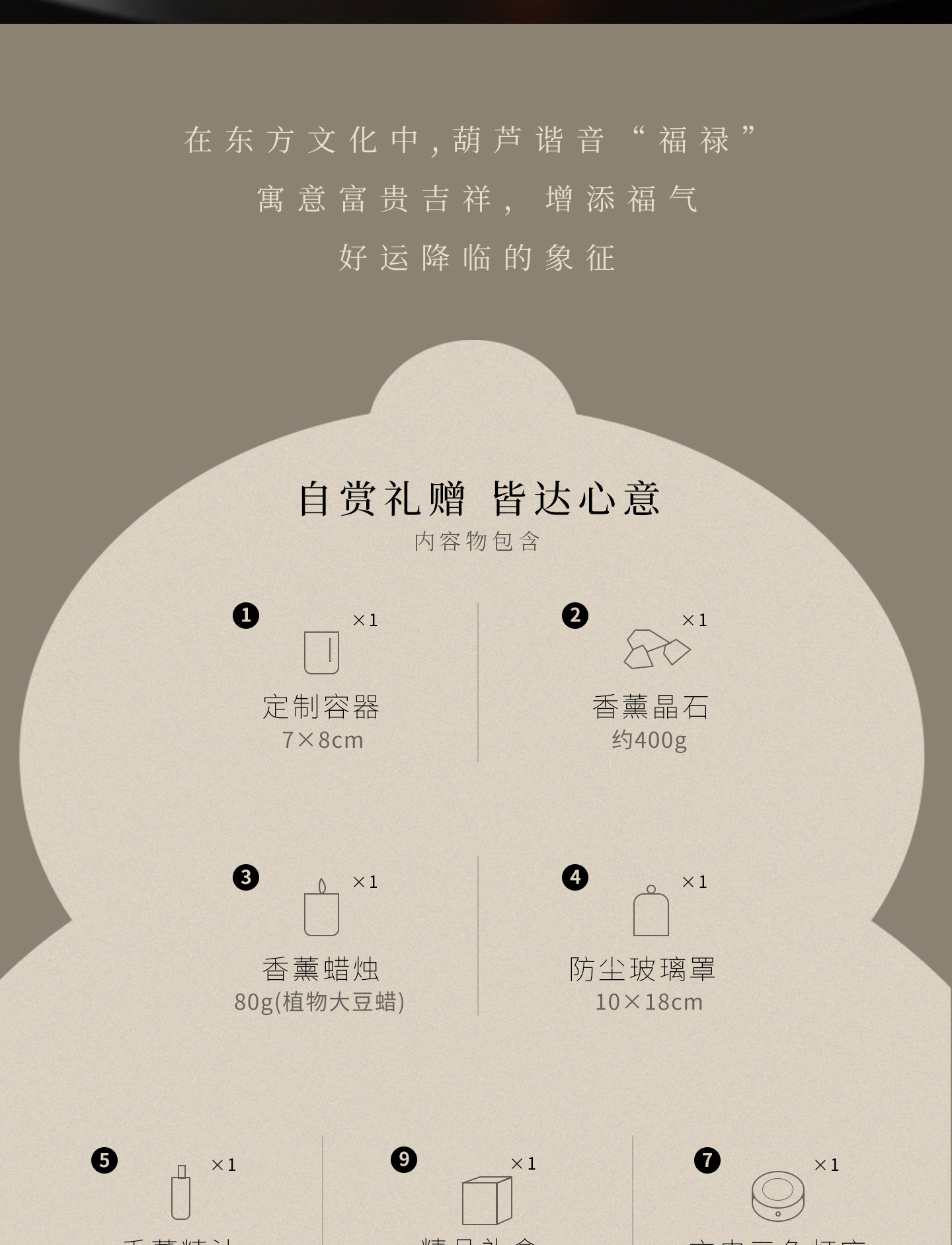 Aromatherapy Diffusing Stone Set with Night Light & Candle - Product image 7