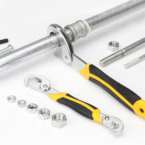 Universal quick wrench bathroom wrench set quick multifunctional wrench pipe wrench live mouth wrench thickened 3 sides