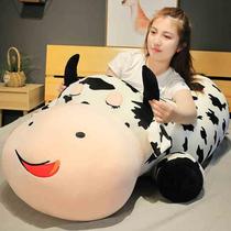 2021 New Cow Big Pillow Birthday Gift Doll Rag Doll Bed Plush Toy