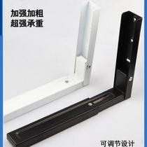 Microwave oven wall-mounted bracket fixed oven triangle household black single-layer storage wall-mounted kitchen driving rack