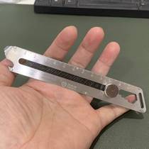 18mm multifunctional stainless steel multifunctional utility knife sharp office cutting tool knife can be used as a ruler bottle opener