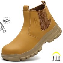 Waterproof Safety Wrok Boots For Men Steel Toe Cap Lightweig