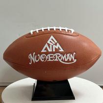 Customized logo plus-style Meihou PU001 machine-stitched American football No. 9 game practice rugby-style football training ball
