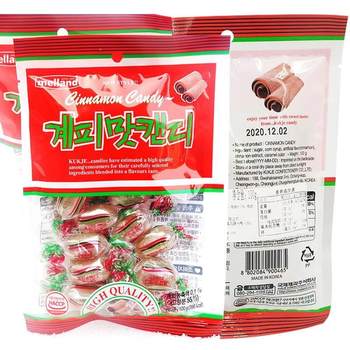 International Cinnamon Candy Traditional Cinnamon Oil Flavor Bagged Hard Candy Korean Imported Snacks Leisure Snacks Candy 100g