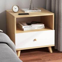 Spot quick delivery Nordic bedside table modern simple light luxury style bedside cabinet storage cabinet bedroom small cabinet small storage