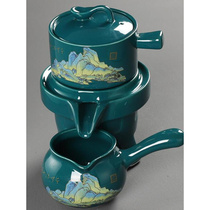 Kungfu utensils tea cup light luxury high-end complete set ceramic lazy automatic Kungfu tea home office small pot brewing