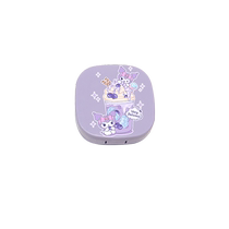 Contact lens box ins style cute cartoon tweezers remover with mirror contact lens box portable storage care