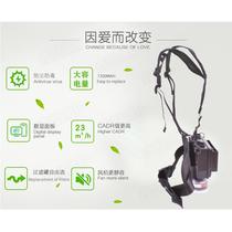Forced air respirator portable lithium battery life air supply mask filtering toxic gas dust paint