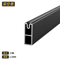 New wardrobe clothes rail clothes pass cross bar punch-free wardrobe stainless steel flange seat aluminum alloy fixed accessories for drying