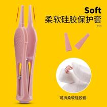 Childrens magic tool to clamp newborns and babies. Soft-headed booger tweezers with luminous nose to clean babys nose.