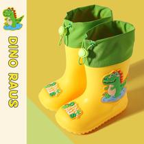 Childrens rain boots new waterproof guff boys and girls baby non-slip rain boots boys kindergarten childrens water shoes