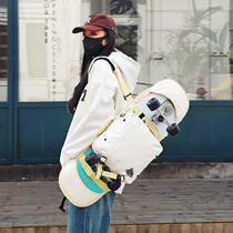 Land surfboard skateboard bag protective gear helmet storage bag double rocker backpack road surfboard land rush board bag