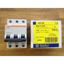 Schneider SQUARE D American solid block Multi9 C60 D13 13A 3P 277V circuit breaker 24539