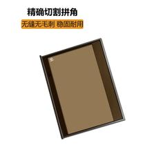 Zhibang full-body handle thickened frame aluminum alloy tempered glass door wardrobe door wine cabinet door bookcase door customization