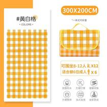 Picnic mat spring outing beach waterproof ready-made outdoor equipment storage no-wash camping stove cover material