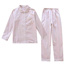 New four-season pajamas cotton large size home clothes velvet simple long-sleeved trousers brushed couple living clothes thin style