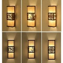 New hot selling new modern Chinese style solid wood wall bed lamp antique balcony furniture hall bedroom lamp guest new Chinese style