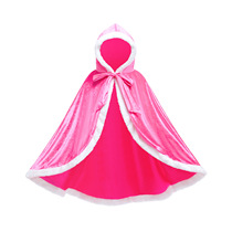 Frozen cape princess cape girls cute shawl children winter clothing childrens clothing
